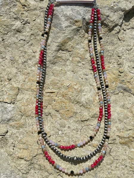 Red Sparkle Necklace