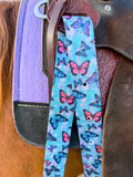 Cotton Candy ButterfliesCinch Strap Set - Dixies Western Wear 