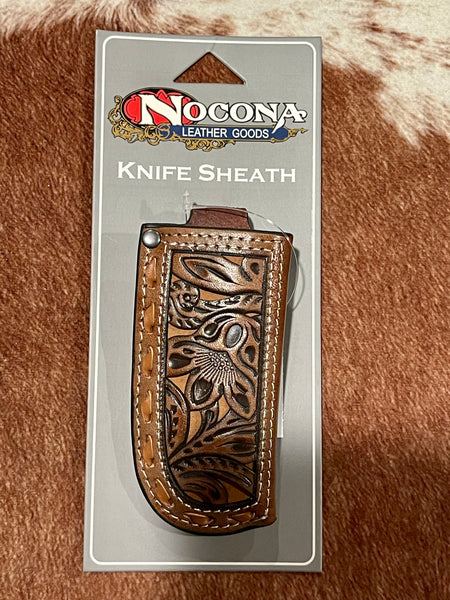 Nocona Sheath Lace Edge Brown