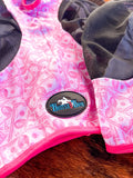 Dash for Cash (Pink) Fly Mask - Dixies Western Wear 