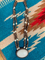 Copper White Navajo Necklace