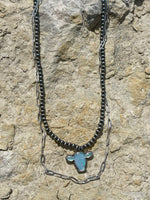 Turquoise Cow Necklace