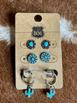 Turquoise Stud Earring Pack