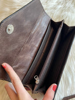 Tooled Cowhide Wallet