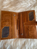 Cowhide Clutch Wallet