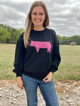 QUEEN OF STOCKSHOW SWEATER