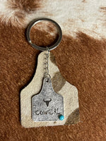 Cowgirl Keychain