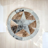 Star cowhide Rug