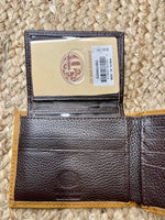 Tooled Flower Bi-Fold Wallet