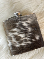 Cowhide Flask