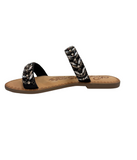 Shine Bright Sandals in Black