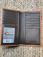 Basket Weave Sunflower Rodeo Wallet