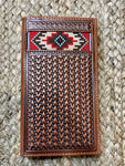 Multi Embroider Rodeo Wallet