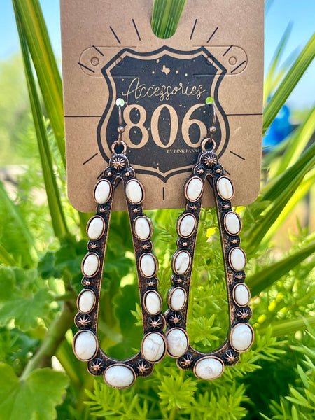 Southwest teardrop earrings