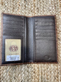 Floral Tooled Rodeo Wallet