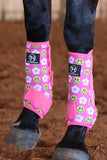 Pink and White Smiles Sport Boots