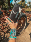 The Elva (Black Leather) Wallet a Haute Southern Hyde by Beth Marie Exclusive