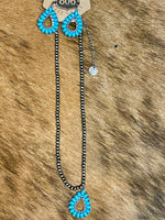 Turquoise Navajo Necklace Set