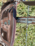 Bull Skull Fringe Crossbody Purse