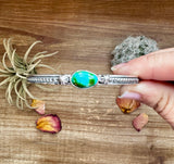 Cuff Bracelet - Sonoran Turquoise & Sterling Silver option II