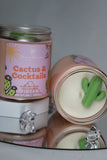 Cactus & Cocktails Cactus Candle