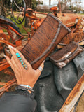 The Hazy Elva Wallet (Brown Leather ) a Haute Southern Hyde by Beth Marie Exclusive