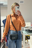 SALE The Shea Staple Top in Mango