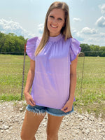 BABYDOLL TOP PURPLE