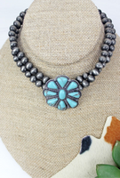 Flower Choker Necklace