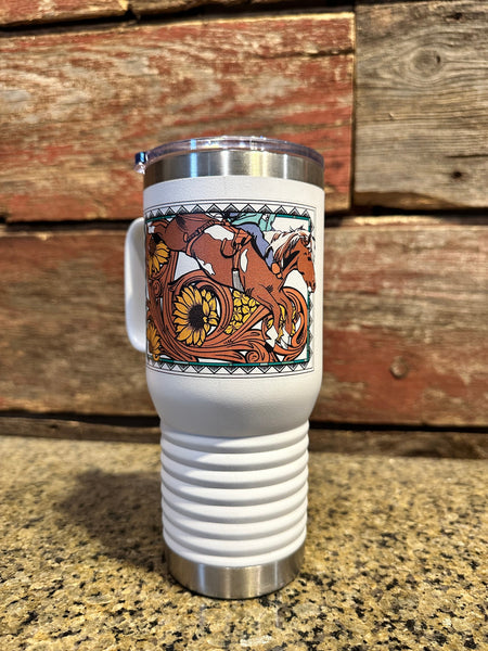 Bareback Horse 20 oz coffee mug