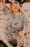 Not My First Rodeo Scrub Top - Dixies Western Wear 