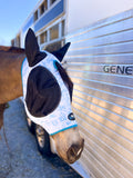 Turquoise Bronc Fly Mask - Dixies Western Wear 