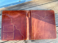 Brown Leather Planner