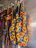 Sunflower on Leopard Luxury Tack Bag