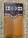 Bead Inlay Rodeo Wallet