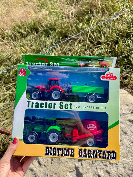 Tractor with Trailer Toy
