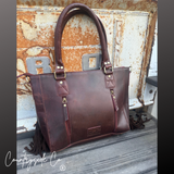 Canyon Check Cowhide Concealed Carry Purse - Dixies Western Wear 