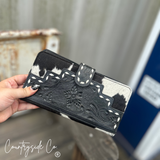 Loretta Cowhide Wallet - Dixies Western Wear 