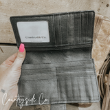 Gambler Cowhide Purse and Wallet BUNDLE