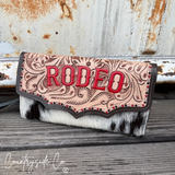 Rodeo Darling Cowhide Wallet Wristlet - Dixies Western Wear 