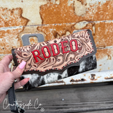 Rodeo Darling Cowhide Wallet Wristlet - Dixies Western Wear 