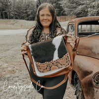 Magdalene Cowhide Concealed Carry Bag by Countryside Co.