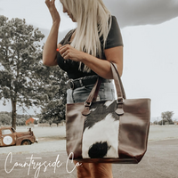 Jane Cowhide Concealed Carry Purse by Countryside Co.