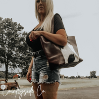 Jane Cowhide Concealed Carry Purse by Countryside Co.