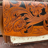 Grace Tooled Leather Purse by Countryside Co.