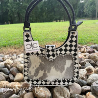 Ranch Glam Cowhide Conceal Carry Purse