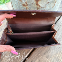 Stella Tooled Leather Wallet