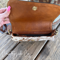 Lucky Charm Leather and Cowhide Purse