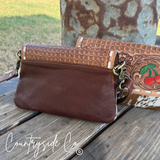Lucky Charm Leather and Cowhide Purse
