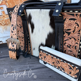 Panhandle Concealed Carry Cowhide Purse and Wallet BUNDLE